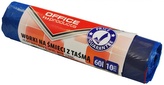 Worki Office Products na śmieci  z taśmą premium  60l/10 niebieskie