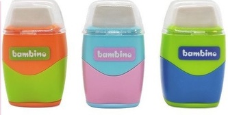 Gumka + temperówka 2w1 Mini zoo