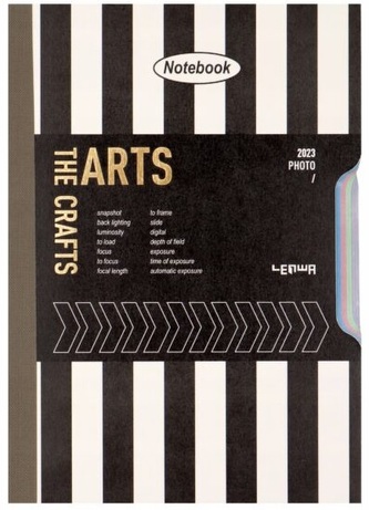 Notes ze znacznikami B5 96 kartek Pasy