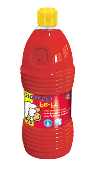 Farba tempera Giotto be be 1l czerwony 467508