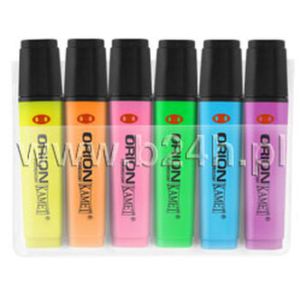 Zakreślacze orion kpl 6 kol