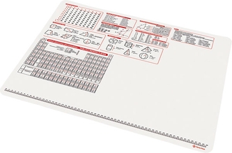 Biurwar przeźroczysty z nadrukiem 2 kolory 318-0052-99