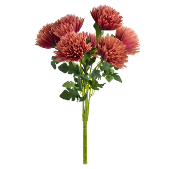 VIRIDIS Kwiat sztuczny Bukiet 7 Chryzanth57cm AW25