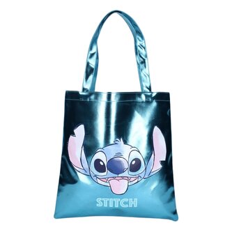 Nákupní taška Lilo & Stitch - Stitch, metalická