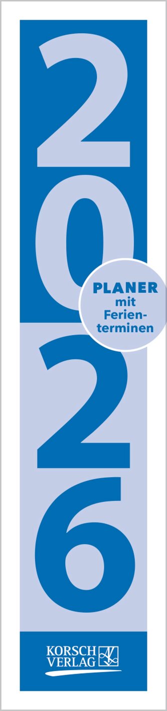 Streifenplaner Compact Blau 2026