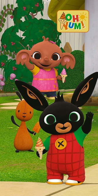 Dětská osuška Zajíček Bing se Zmrzlinou Dětská osuška Zajíček Bing se Zmrzlinou