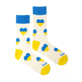 Ponožky Pomoc Ukrajině Modré M (41-45)