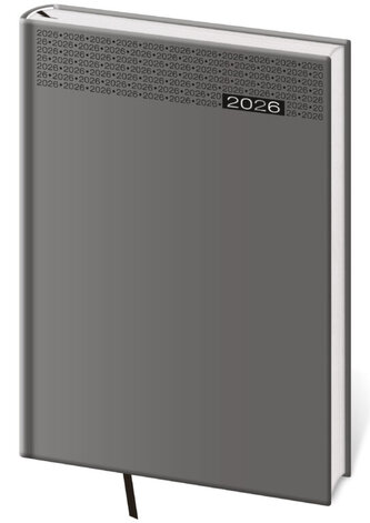 Týdenní diář B5 Gommato šedý