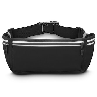 Hama sportovní ledvinka na mobil a drobnosti, reflexní prvky, černá