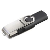 Hama rotate FlashPen, USB 2.0, 32 GB, 6 MB/s, black/silver