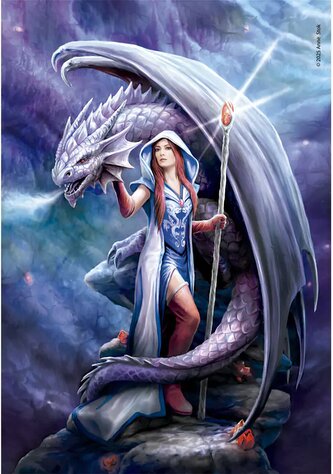 CLEMENTONI Puzzle Dračí čarodějka 1000 dílků