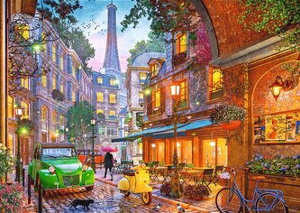 TREFL Puzzle Premium Plus Tea Time: Kavárna v Paříži 500 dílků