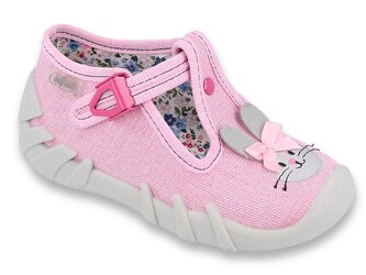 110P374 18 - dívčí obuv přezka, růžová, zajíček 110P374_21