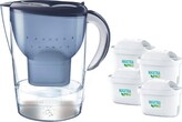 Brita Marella XL filtrační konvice, modrá + 4 filtrační patrony