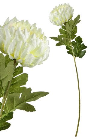 VIRIDIS Kwiat sztuczny Chryzantema gałązka 73cm AW25