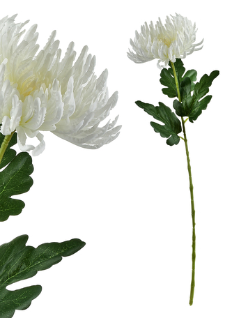 VIRIDIS Kwiat sztuczny Chryzantema gałązka 70cm AW25