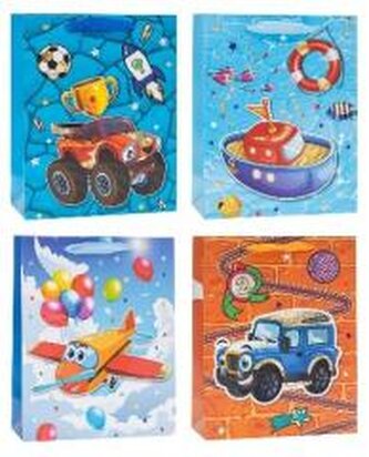 Torebka ozdobna 26x32x10cm brokat mix ROZETTE