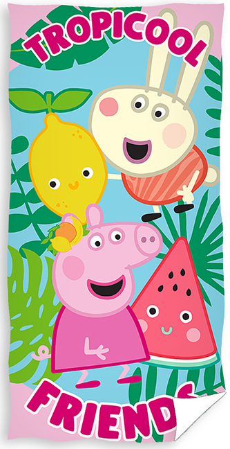 Dětská osuška Prasátko Pepina Tropická párty