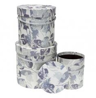 Pudełko Flower Box 3szt liście ROZETTE