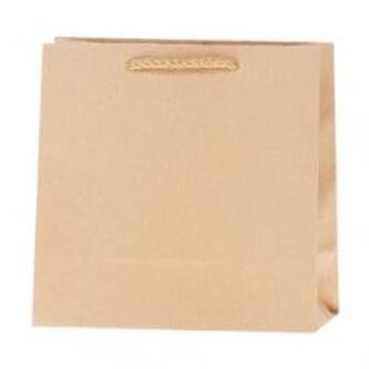 Torebka kraft 90g 16x16x8cm kwadrat ROZETTE