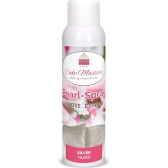 Barva ve spreji perleťová 100ml, stříbrná - Cake Masters