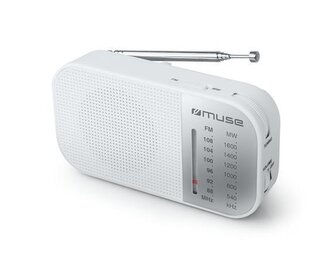 Přenosné rádio "M-025RW", bílá, MUSE M-025 RW
