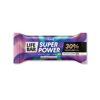 Tyčinka Lifebar mandlová Super Power 40 g BIO   LIFEFOOD