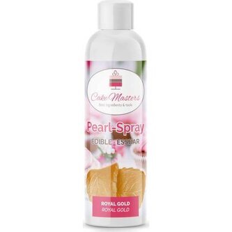 Barva ve spreji perleťová 100ml, kralovská zlatá - Cake Masters