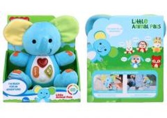 Słoń pluszowy ze światłem i muzyką