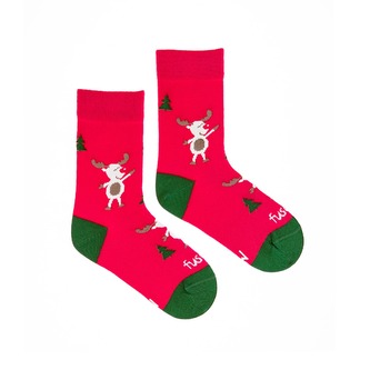 Detské ponožky Sob trsá Červené S (23 - 26)