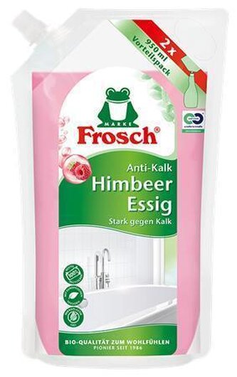 Čisticí prostředek na vodní kámen, malina, náplň, 950 ml, FROSCH FR-5763