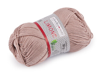 Bavlněná pletací příze Limone 50 g - 1 ks - 30 (202) pudrovobéžová