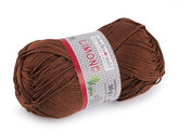 Bavlněná pletací příze Limone 50 g - 1 ks - 37 (201) hnědá