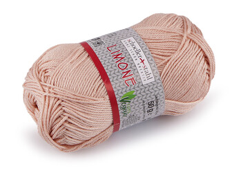 Bavlněná pletací příze Limone 50 g - 1 ks - 26 (0203) béžová světlá