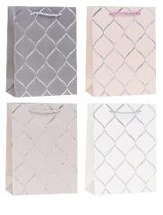 Torebka ozdobna 40x55x15cm szerokie dno mix