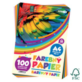 Barevný papír A4 80g 100 listů/10 barev
