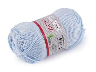 Bavlněná pletací příze Limone 50 g - 1 ks - 29 (139) modrá ledová