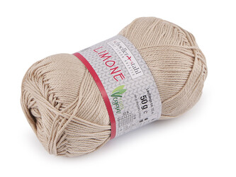 Bavlněná pletací příze Limone 50 g - 1 ks - 27 (49) režná