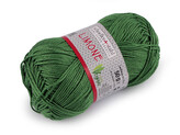 Bavlněná pletací příze Limone 50 g - 1 ks - 38 (205) zelená trávová