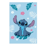 Jerry Fabrics Dětská fleecová deka Lilo a Stitch Blue 100x150 cm