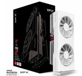 XFX Swift AMD Radeon RX 9060 XT OC 8GB GDDR6 Gaming edition, dual fan - white