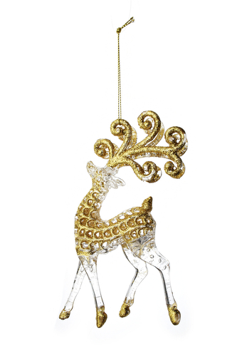 SANTA LILA Zawieszka RENIFER 10x3x16cm