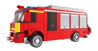 BRIXIES Plus 222-715 – Hasičský vůz (418 kostiček)