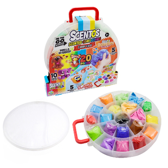 SCENTOS ST 40797 Pachnące masy plastyczne - walizeczka 20szt SCENTOS ST 40797 Pachnące masy plastyczne - walizeczka 20szt