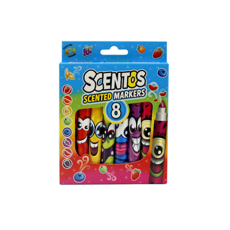 SCENTOS ST 40605 Pachnące markery - śmieszne minki 8 szt SCENTOS ST 40605 Pachnące markery - śmieszne minki 8 szt