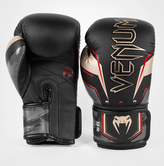 Boxerské rukavice Venum Elite EVO černá-zlatá-červená Velikost: 10oz