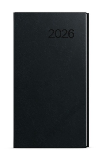 Týdenní diář 2026 Jakub Vivella kapesní černá