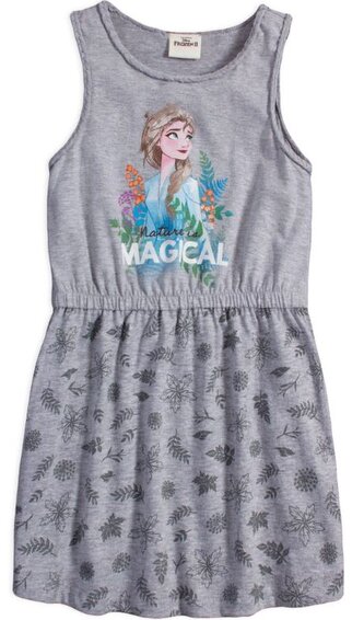 Dívčí šaty FROZEN magical, šedá, velikost: 104