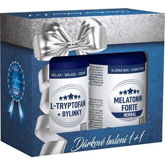 Clinical L-Tryptofan + bylinky 100 tablet + Melatonin Forte Herbal 100 tablet