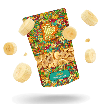 Lyofilizovaný banán 50g